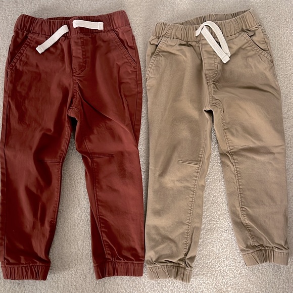 Cat & Jack twill jogger pants 3T - set of 5 - Picture 2 of 8